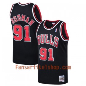 NBA Chicago Bulls Trikot Dennis Rodman 91 Hardwood Classics Swingman - Herren